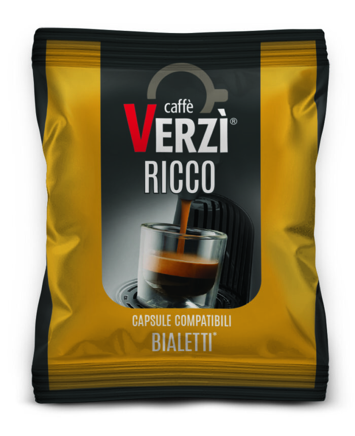 VERZI CAFFè CAPSULA BIALETTI COMPATIBILE 100 PZ AROMA RICCO - Coffee Break  Shop