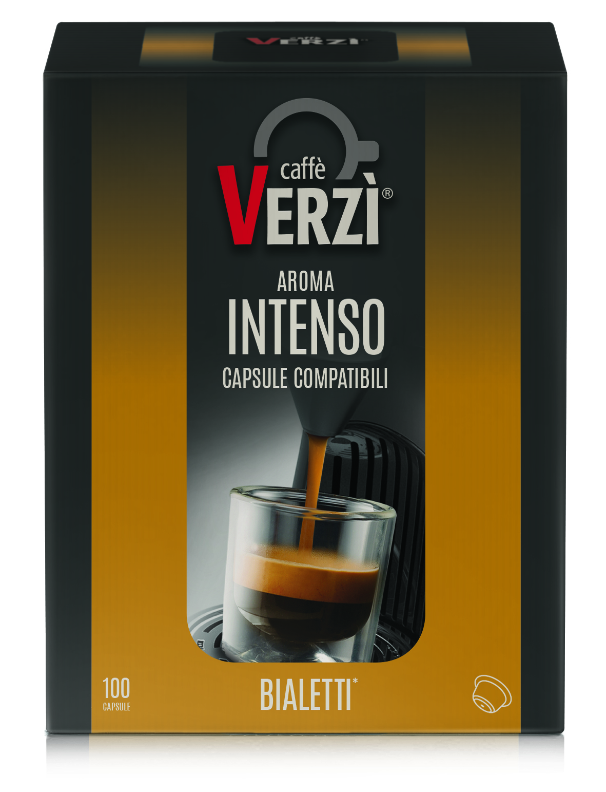 Vendita online di capsule compatibili Bialetti di Caffè Verzì miscela Aroma  Intenso - E-Shop Negozio online di Cialde e Capsule compatibili