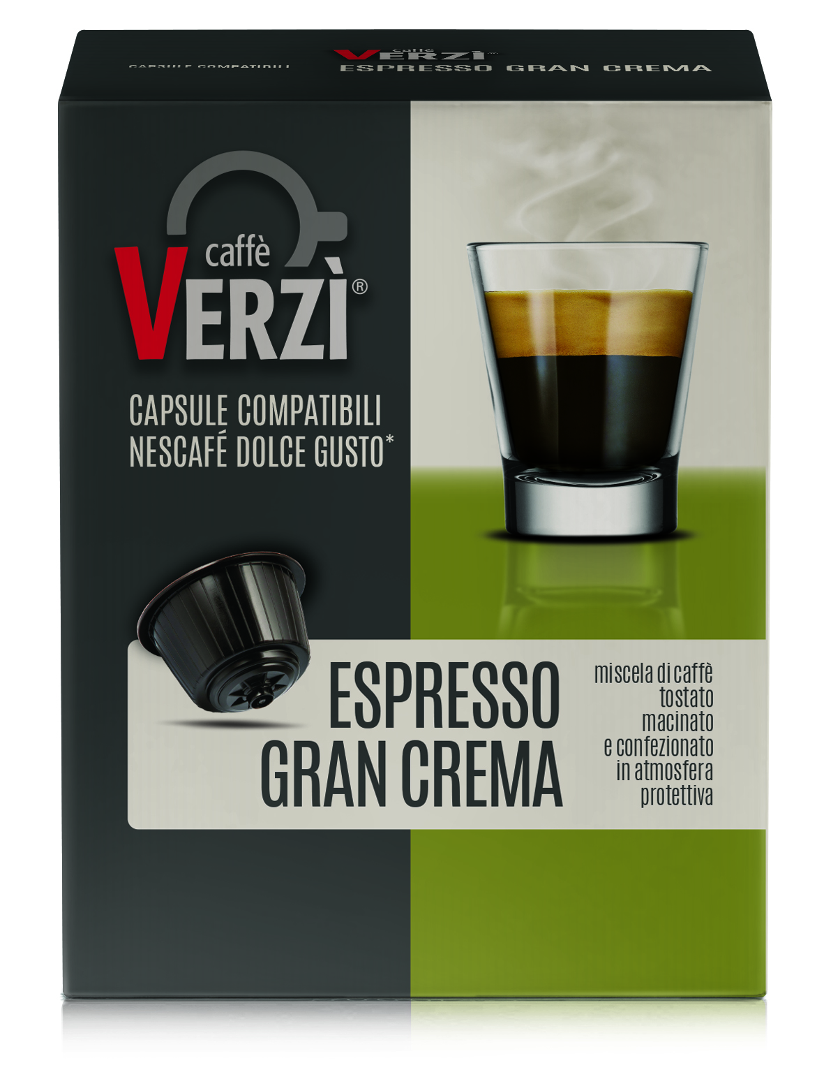 Capsule Compatibili Nescafè Dolce Gusto - Espresso Gran Crema - Verzì Caffè