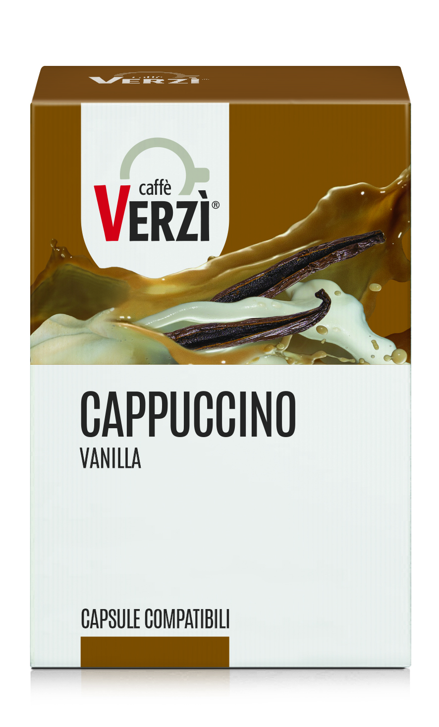 Capsule compatibili Nespresso - Bevande Solubili - Cappuccino Vanilla -  Verzì Caffè